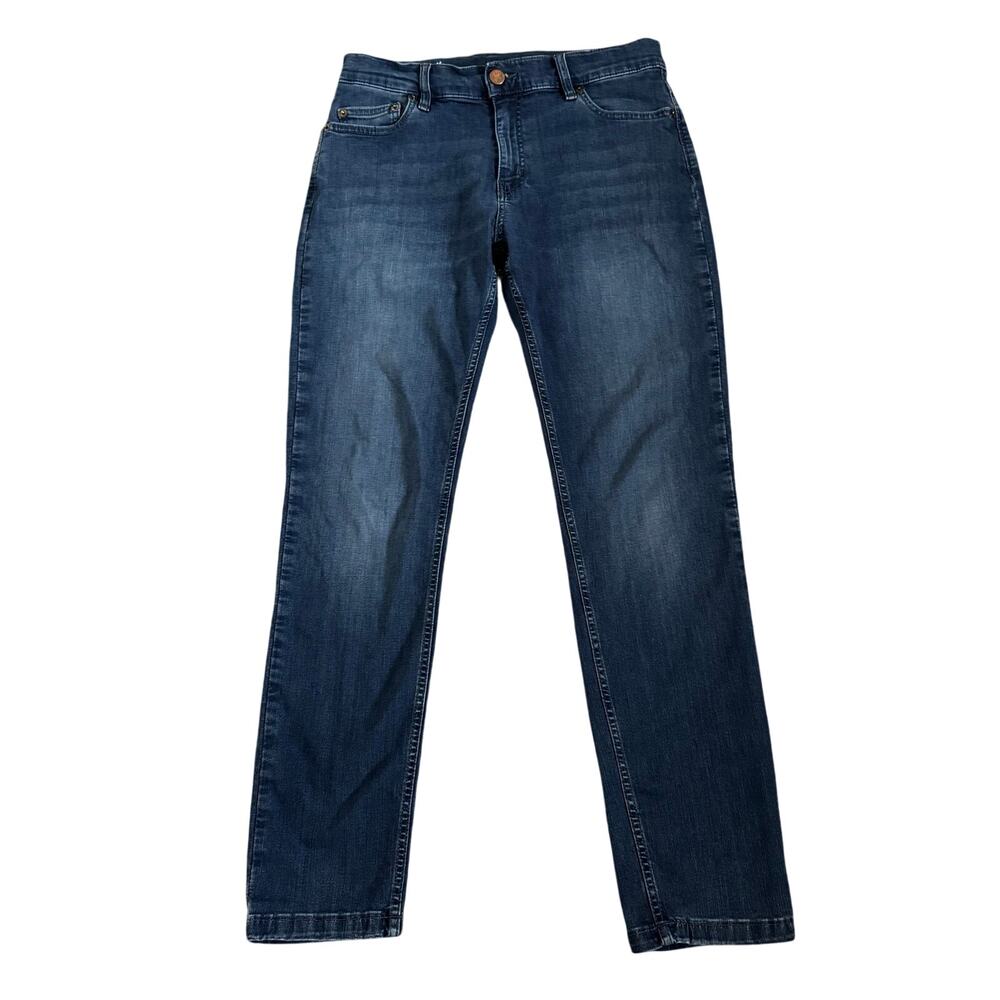 Mugsy Fultons Mens Jeans 33x32 (Act 32x31) Med Wash Blue Stretch Denim FLX3NFU